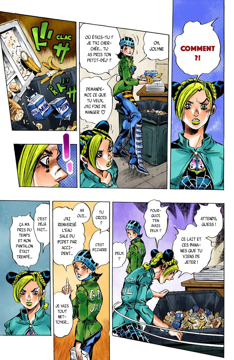 Read JoJo's Bizarre Adventure Part 6 Stone Ocean Official Colored FR Manga Online