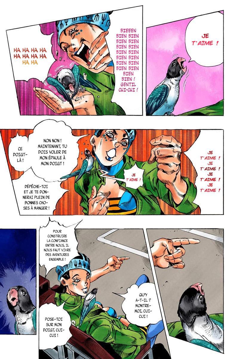Read JoJo's Bizarre Adventure Part 6 Stone Ocean Official Colored FR Manga Online