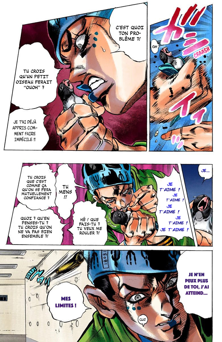 Read JoJo's Bizarre Adventure Part 6 Stone Ocean Official Colored FR Manga Online