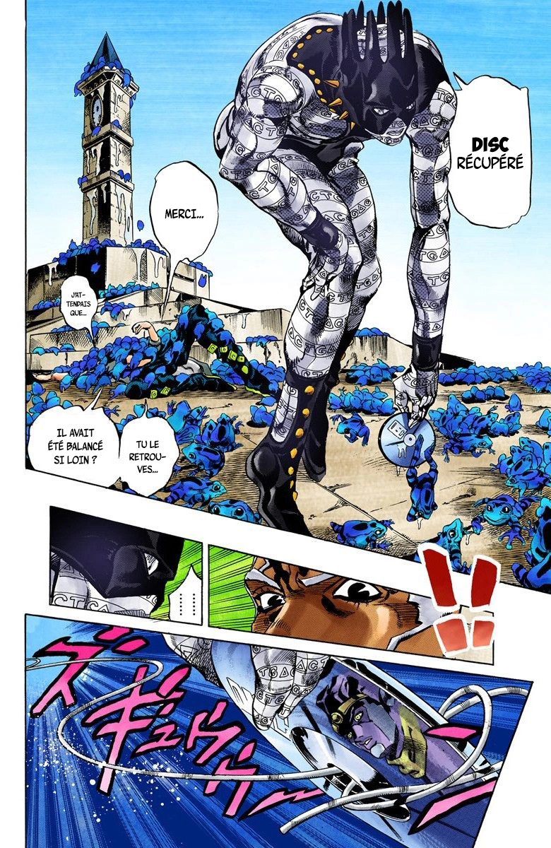 Read JoJo's Bizarre Adventure Part 6 Stone Ocean Official Colored FR Manga Online