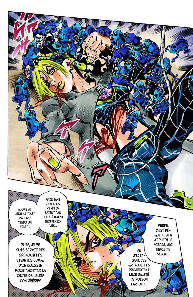 Read JoJo's Bizarre Adventure Part 6 Stone Ocean Official Colored FR Manga Online