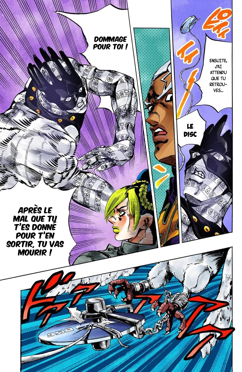 Read JoJo's Bizarre Adventure Part 6 Stone Ocean Official Colored FR Manga Online