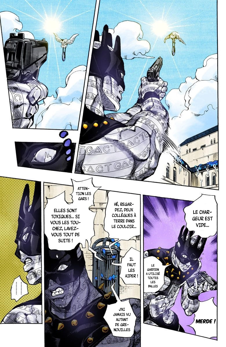 Read JoJo's Bizarre Adventure Part 6 Stone Ocean Official Colored FR Manga Online