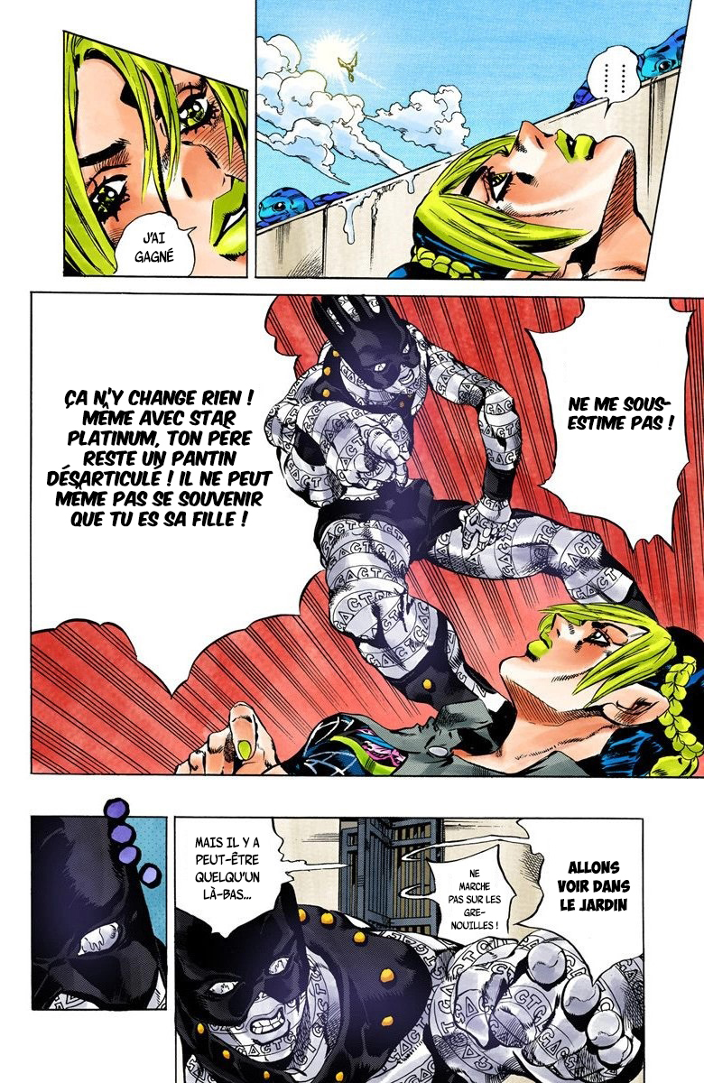 Read JoJo's Bizarre Adventure Part 6 Stone Ocean Official Colored FR Manga Online