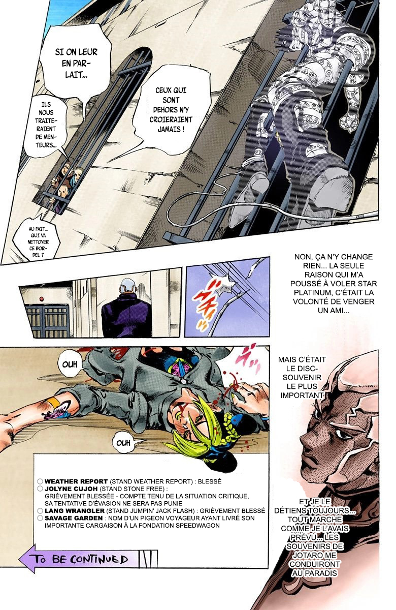 Read JoJo's Bizarre Adventure Part 6 Stone Ocean Official Colored FR Manga Online