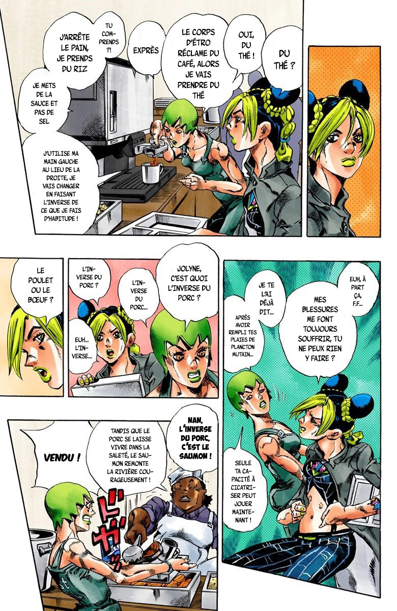 Read JoJo's Bizarre Adventure Part 6 Stone Ocean Official Colored FR Manga Online