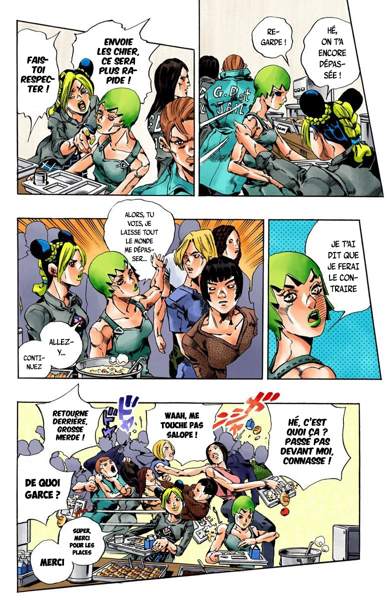 Read JoJo's Bizarre Adventure Part 6 Stone Ocean Official Colored FR Manga Online