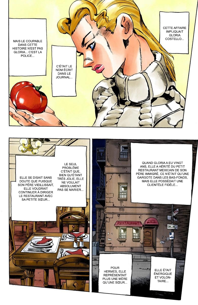 Read JoJo's Bizarre Adventure Part 6 Stone Ocean Official Colored FR Manga Online