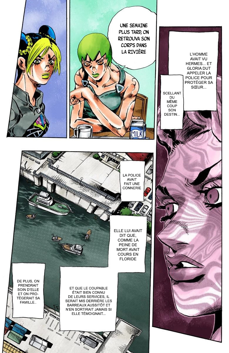 Read JoJo's Bizarre Adventure Part 6 Stone Ocean Official Colored FR Manga Online