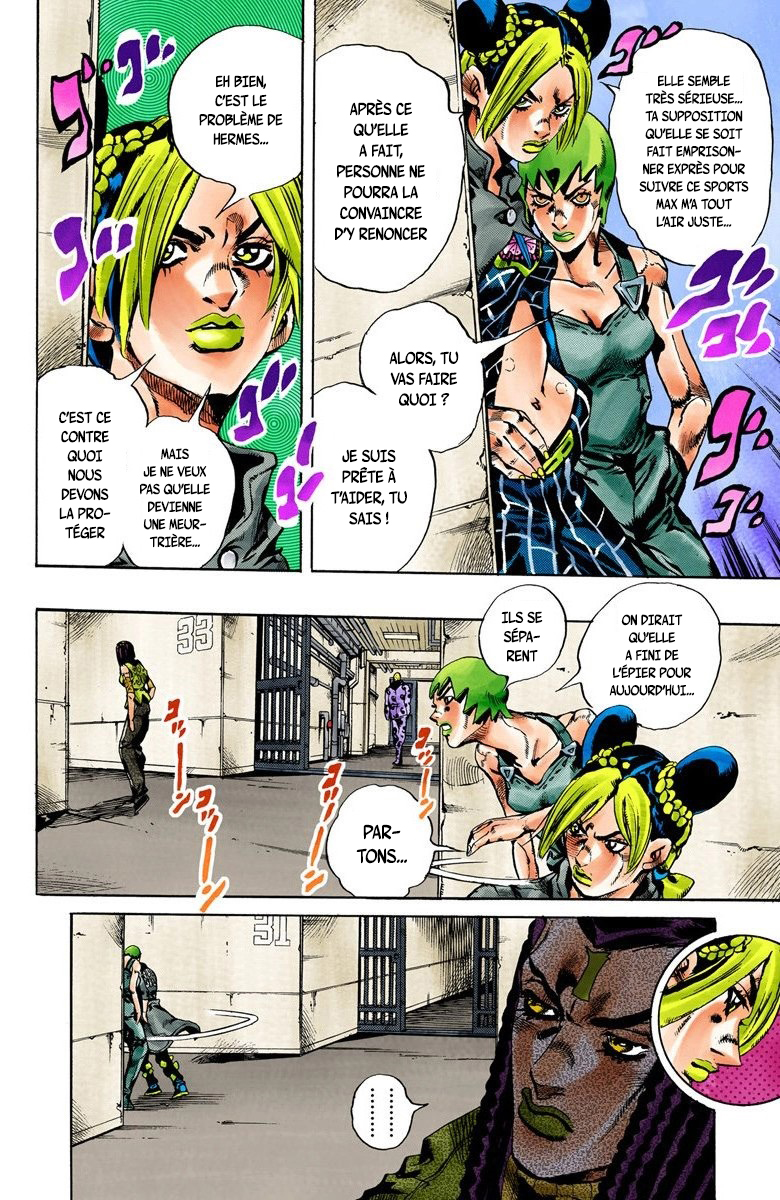 Read JoJo's Bizarre Adventure Part 6 Stone Ocean Official Colored FR Manga Online