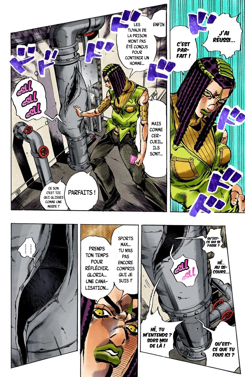 Read JoJo's Bizarre Adventure Part 6 Stone Ocean Official Colored FR Manga Online