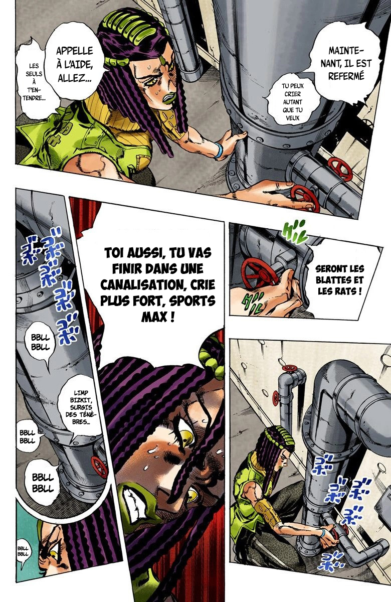 Read JoJo's Bizarre Adventure Part 6 Stone Ocean Official Colored FR Manga Online