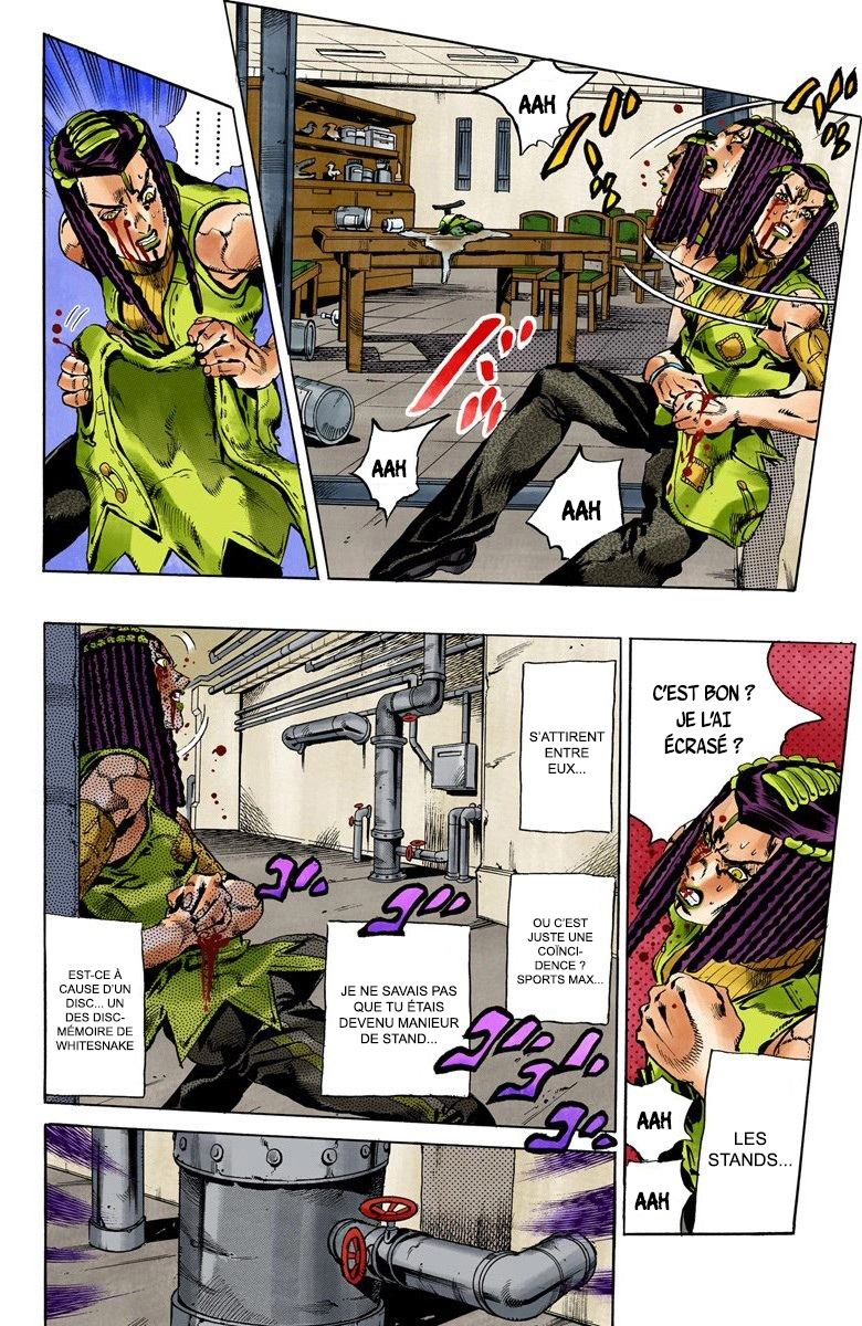 Read JoJo's Bizarre Adventure Part 6 Stone Ocean Official Colored FR Manga Online
