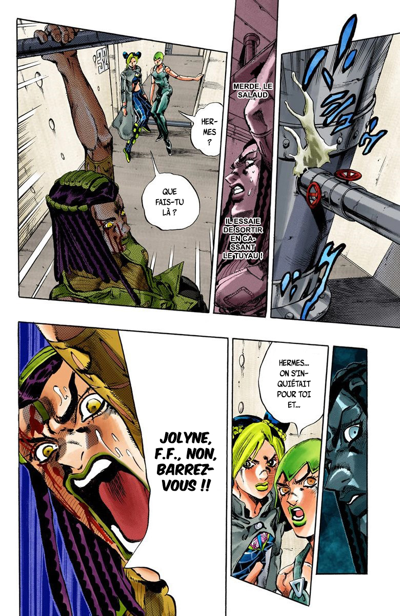 Read JoJo's Bizarre Adventure Part 6 Stone Ocean Official Colored FR Manga Online