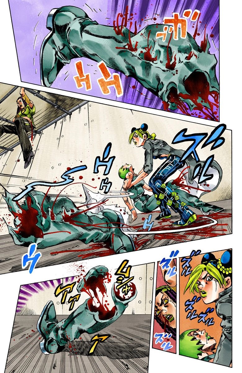 Read JoJo's Bizarre Adventure Part 6 Stone Ocean Official Colored FR Manga Online