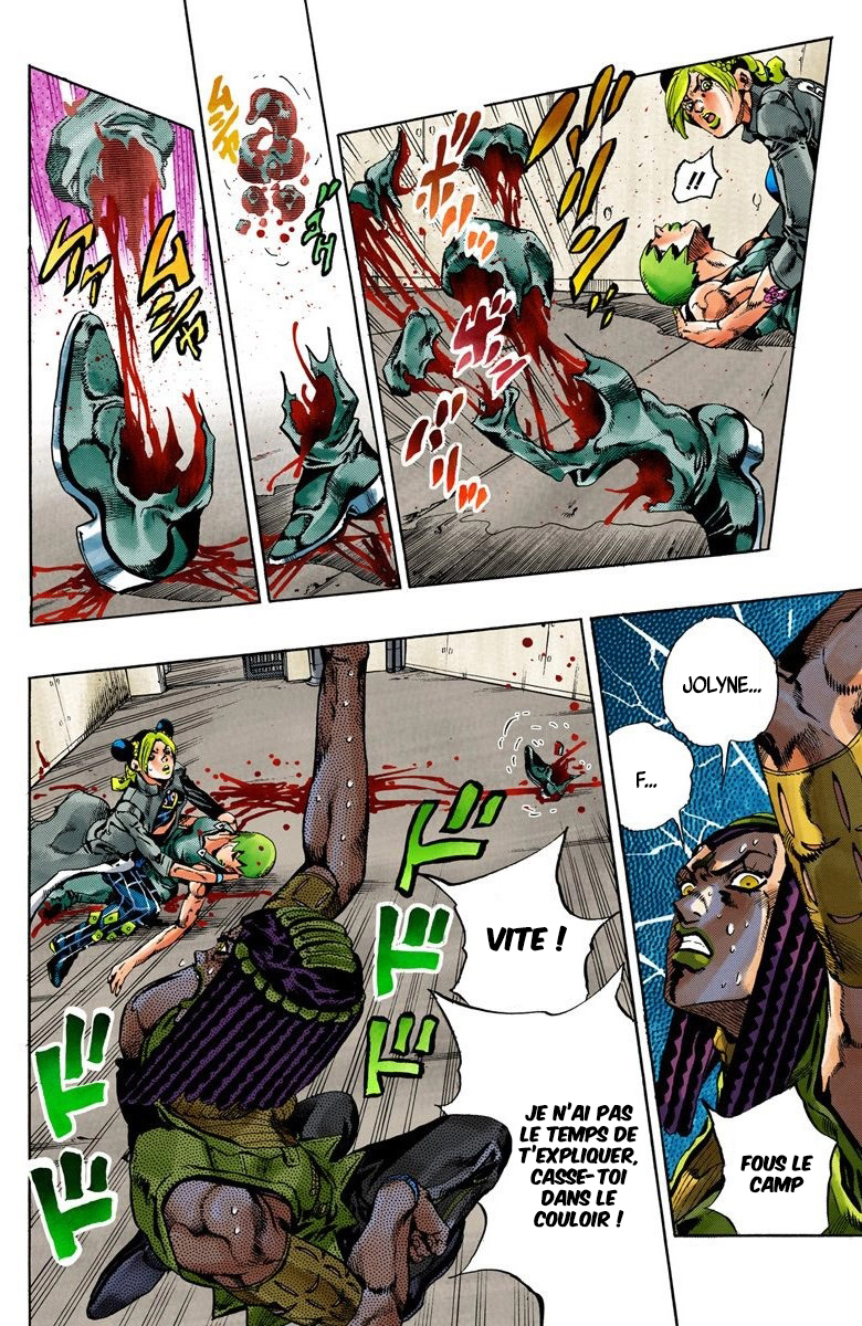 Read JoJo's Bizarre Adventure Part 6 Stone Ocean Official Colored FR Manga Online
