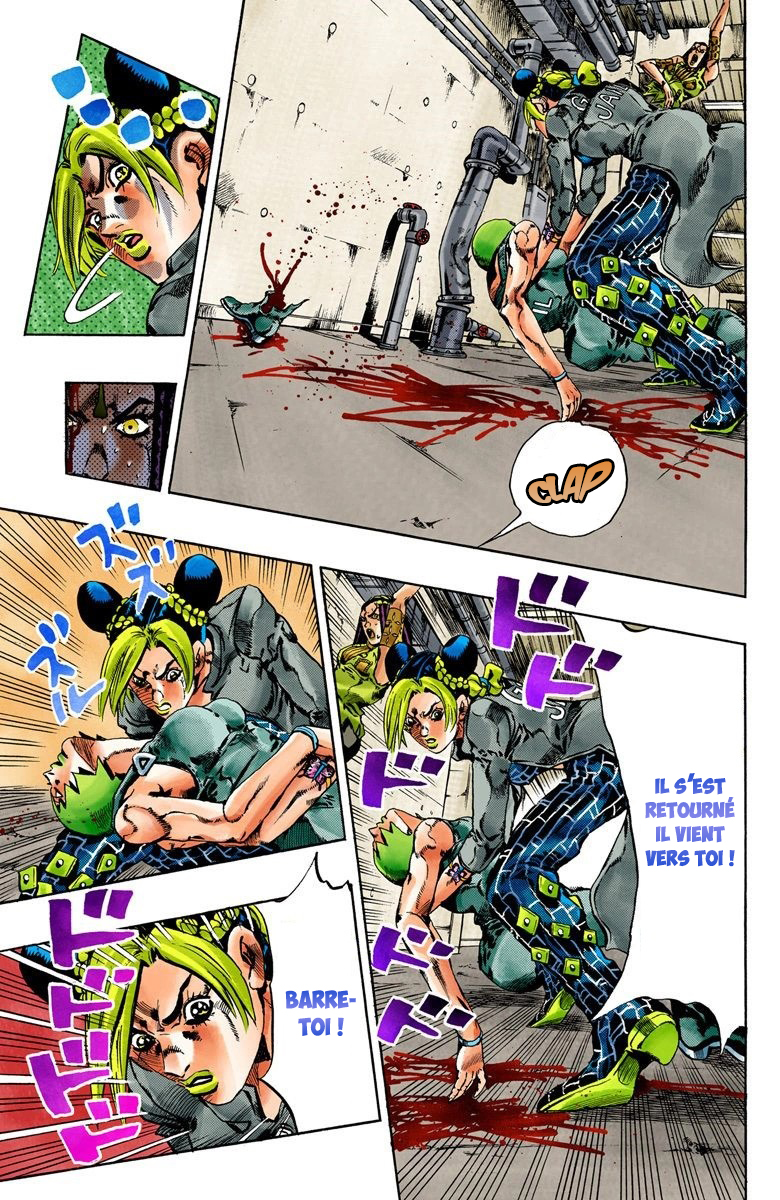 Read JoJo's Bizarre Adventure Part 6 Stone Ocean Official Colored FR Manga Online