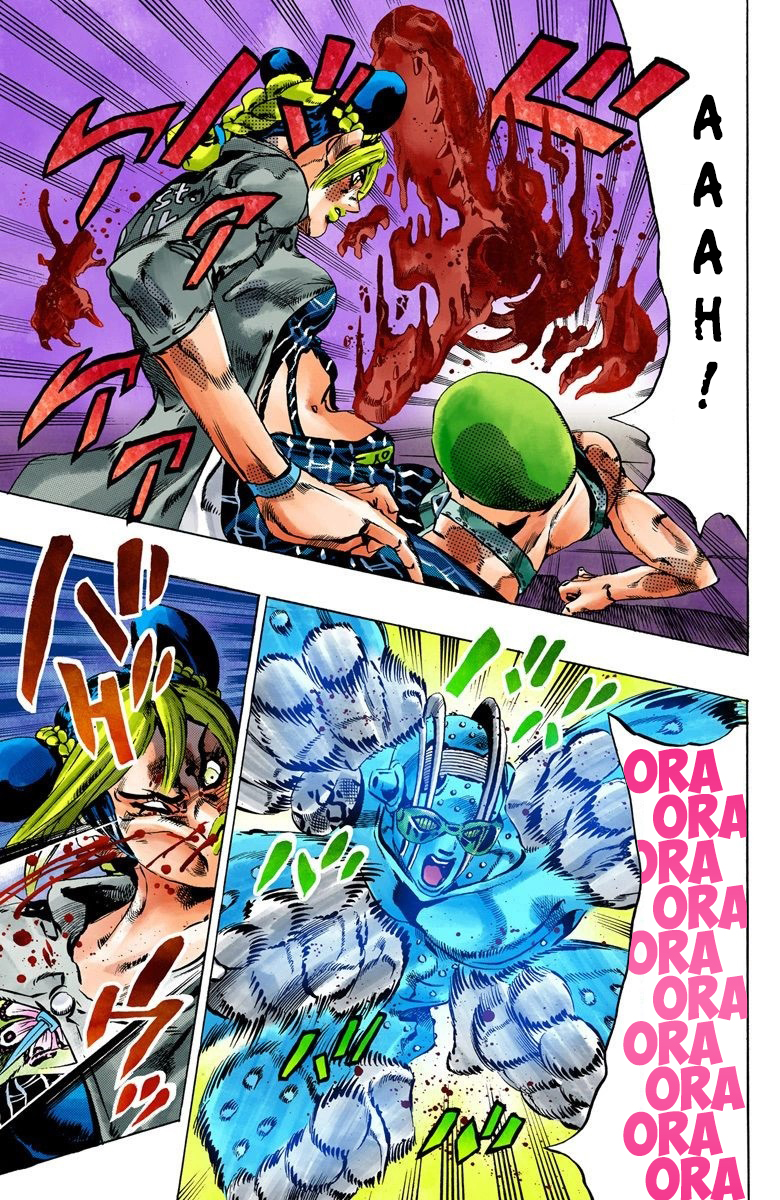 Read JoJo's Bizarre Adventure Part 6 Stone Ocean Official Colored FR Manga Online