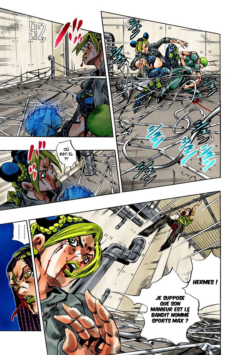 Read JoJo's Bizarre Adventure Part 6 Stone Ocean Official Colored FR Manga Online