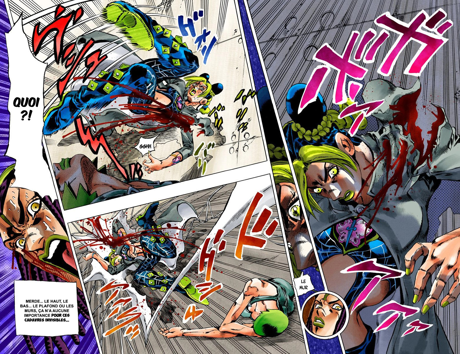 Read JoJo's Bizarre Adventure Part 6 Stone Ocean Official Colored FR Manga Online