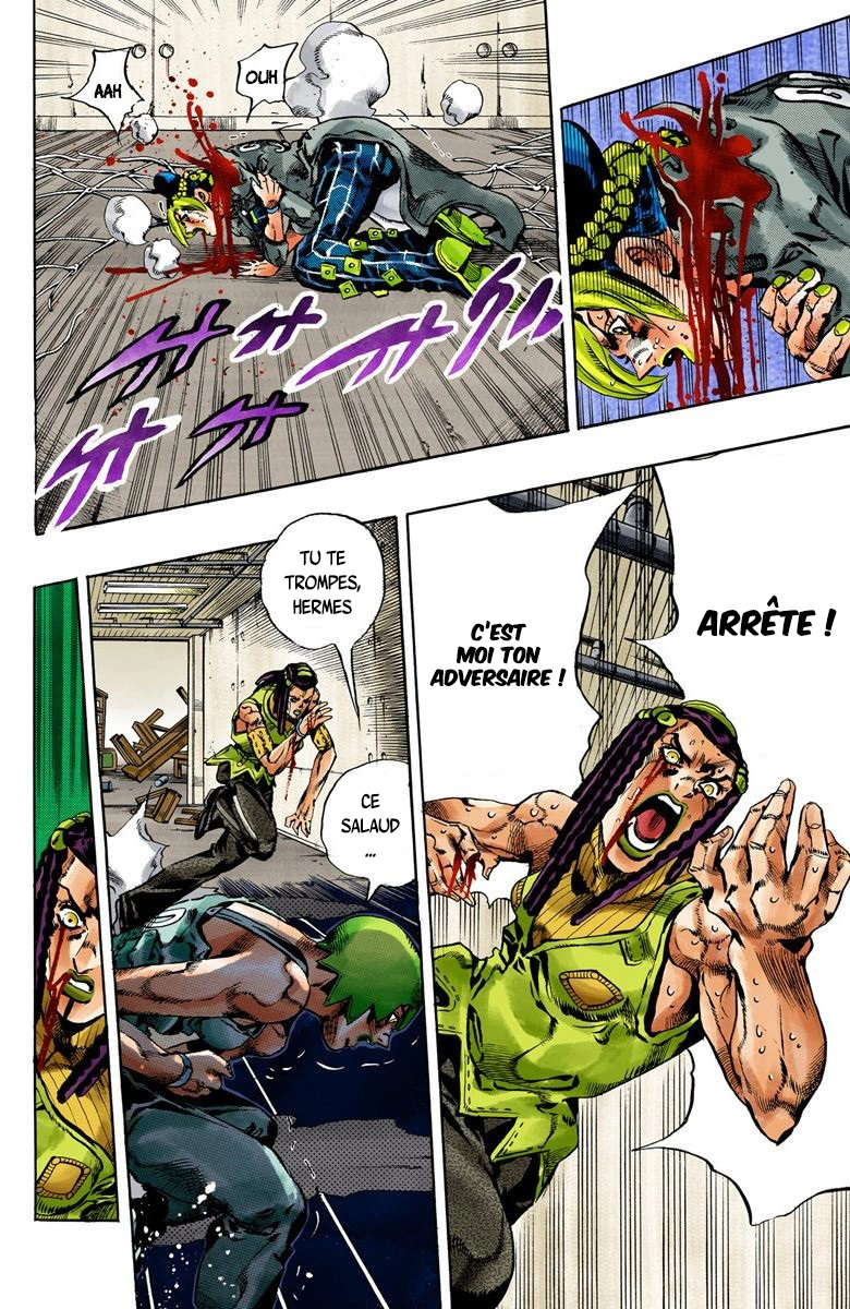 Read JoJo's Bizarre Adventure Part 6 Stone Ocean Official Colored FR Manga Online