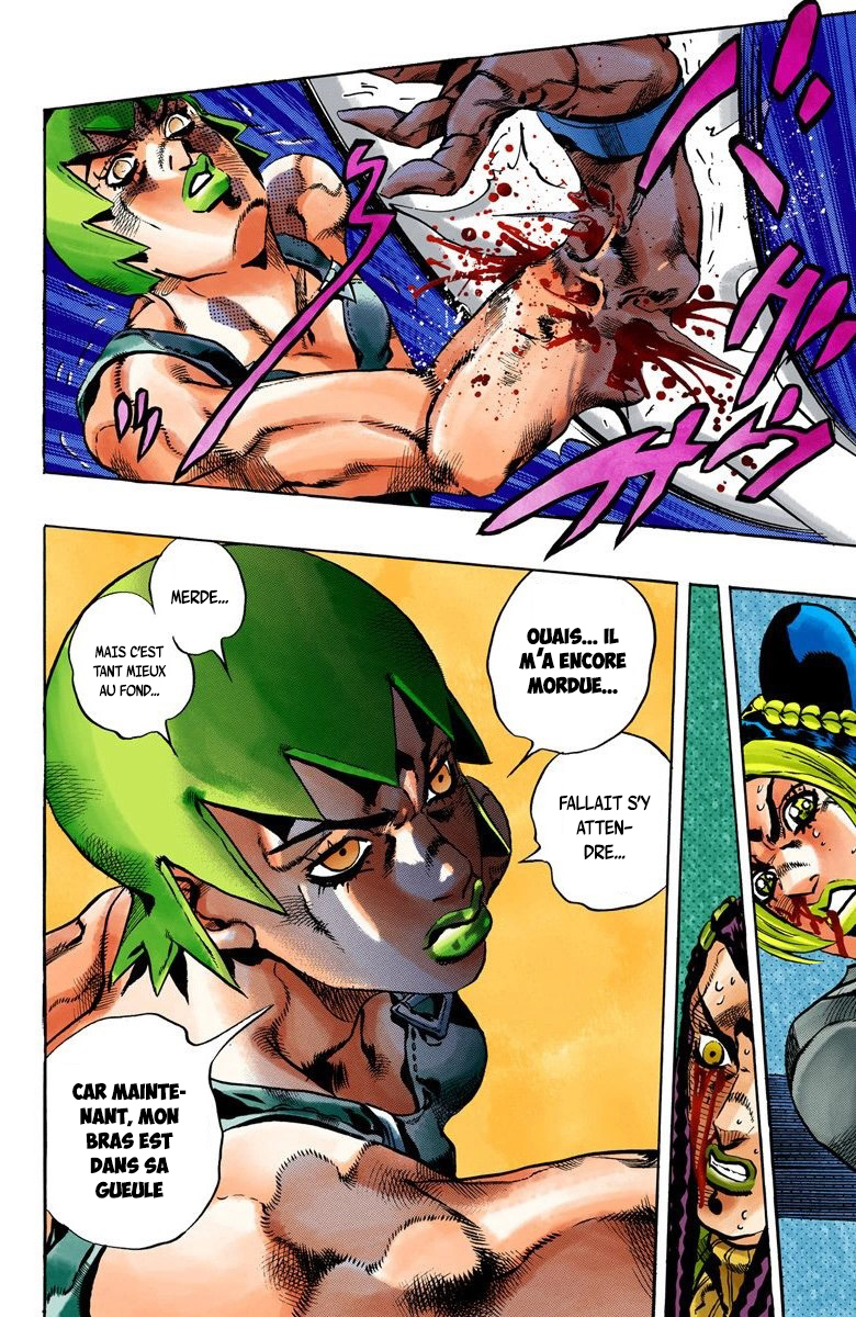 Read JoJo's Bizarre Adventure Part 6 Stone Ocean Official Colored FR Manga Online