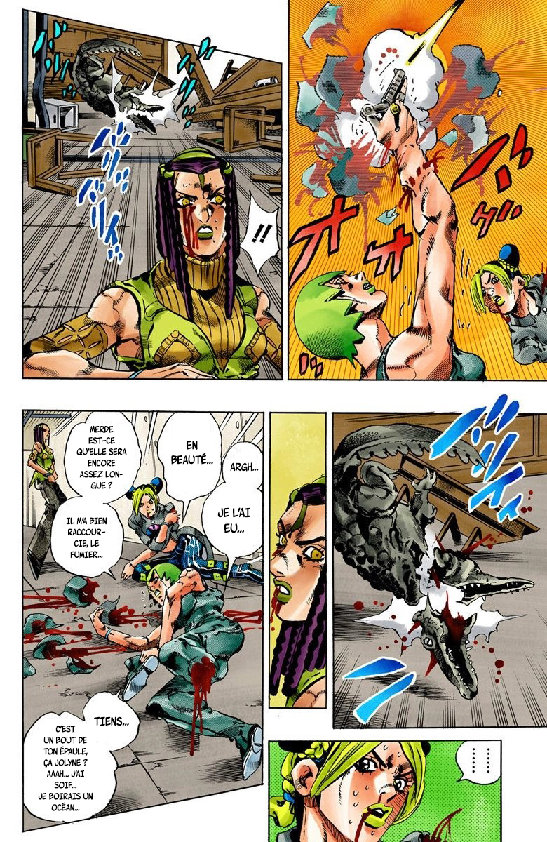 Read JoJo's Bizarre Adventure Part 6 Stone Ocean Official Colored FR Manga Online