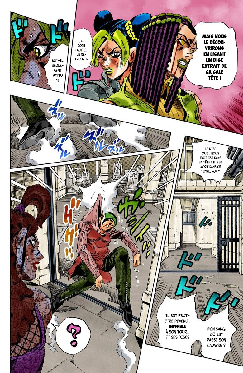 Read JoJo's Bizarre Adventure Part 6 Stone Ocean Official Colored FR Manga Online