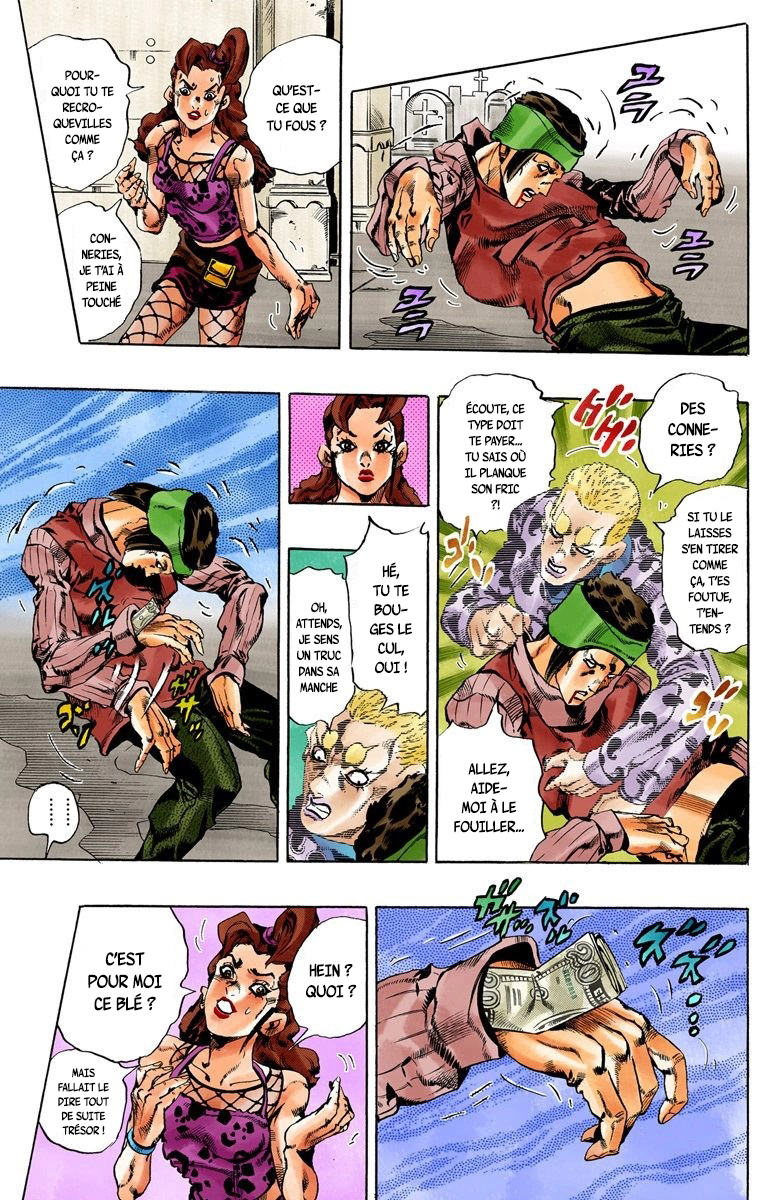 Read JoJo's Bizarre Adventure Part 6 Stone Ocean Official Colored FR Manga Online