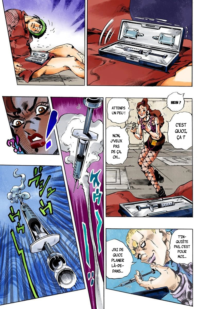 Read JoJo's Bizarre Adventure Part 6 Stone Ocean Official Colored FR Manga Online