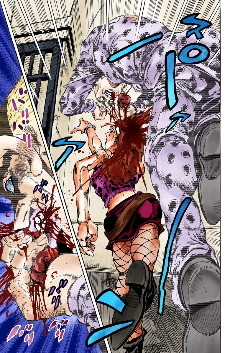 Read JoJo's Bizarre Adventure Part 6 Stone Ocean Official Colored FR Manga Online