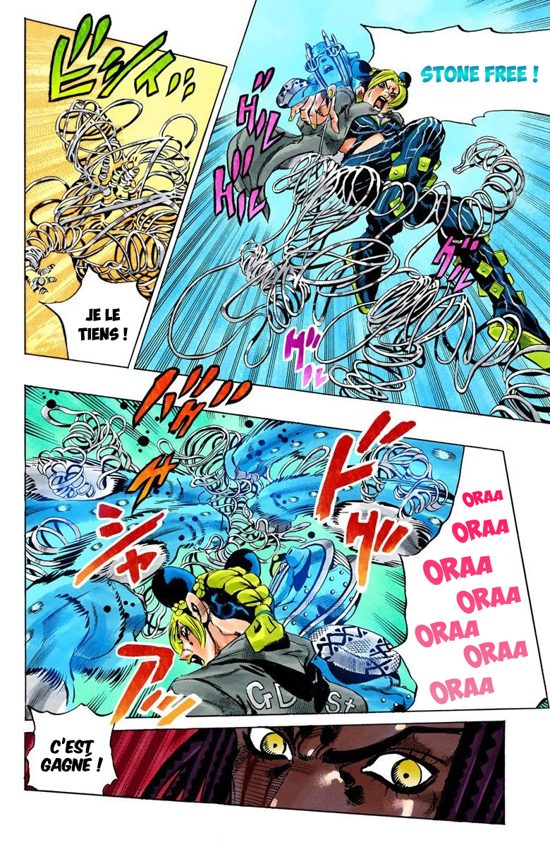 Read JoJo's Bizarre Adventure Part 6 Stone Ocean Official Colored FR Manga Online