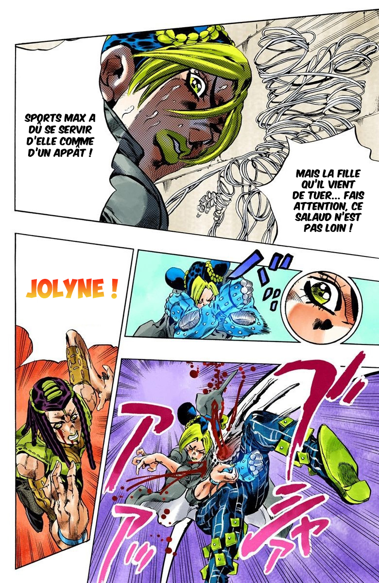 Read JoJo's Bizarre Adventure Part 6 Stone Ocean Official Colored FR Manga Online