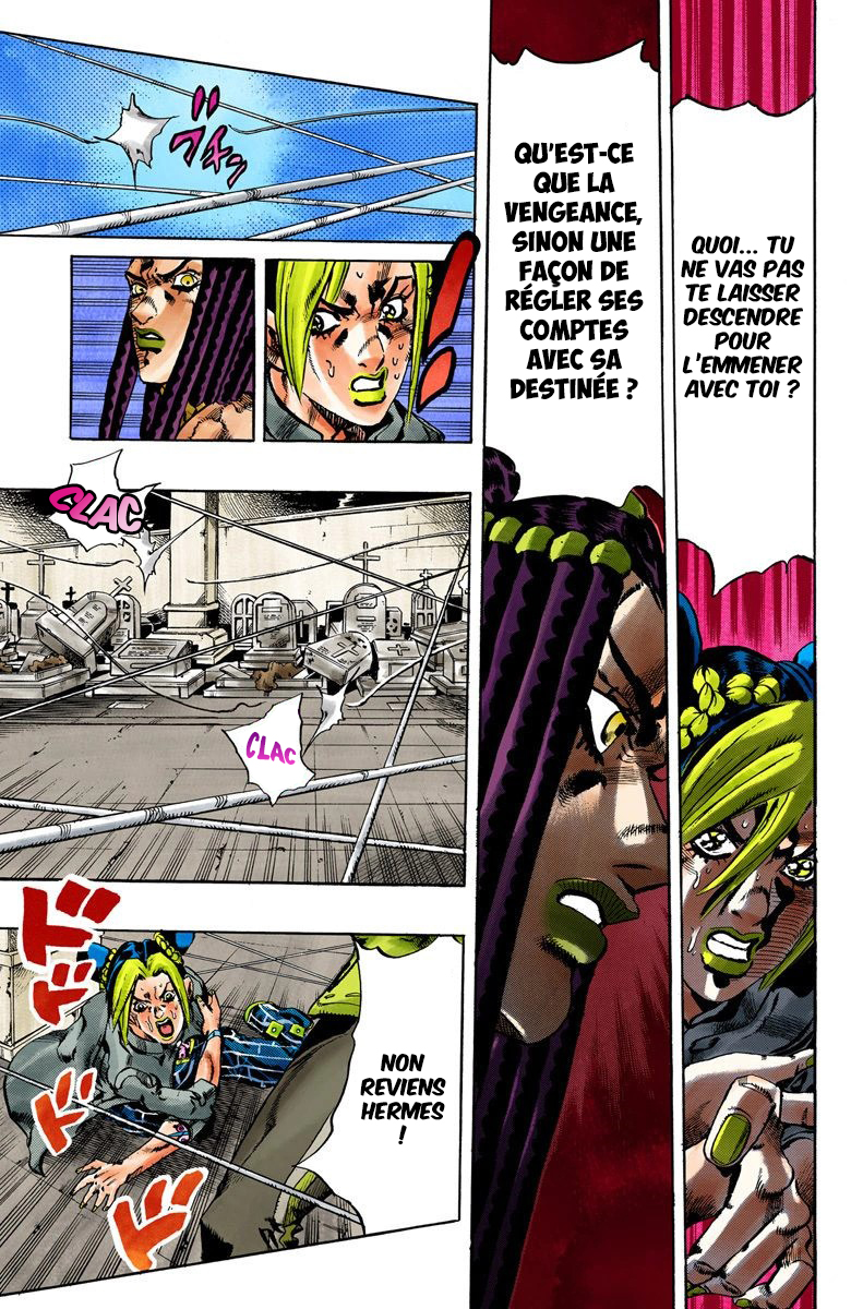 Read JoJo's Bizarre Adventure Part 6 Stone Ocean Official Colored FR Manga Online
