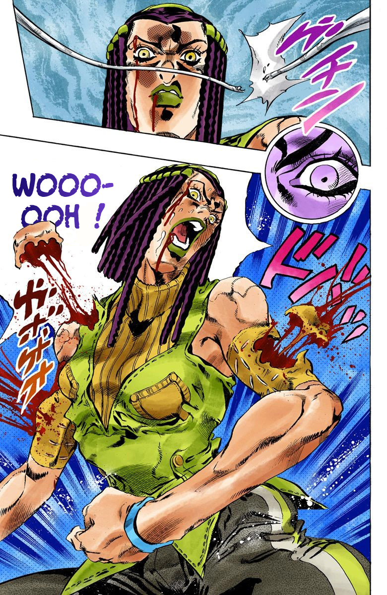 Read JoJo's Bizarre Adventure Part 6 Stone Ocean Official Colored FR Manga Online