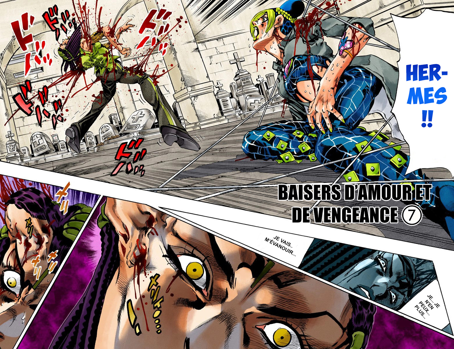 Read JoJo's Bizarre Adventure Part 6 Stone Ocean Official Colored FR Manga Online