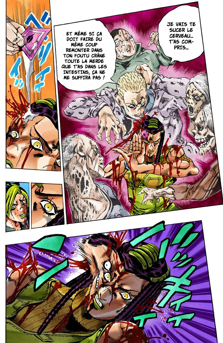 Read JoJo's Bizarre Adventure Part 6 Stone Ocean Official Colored FR Manga Online