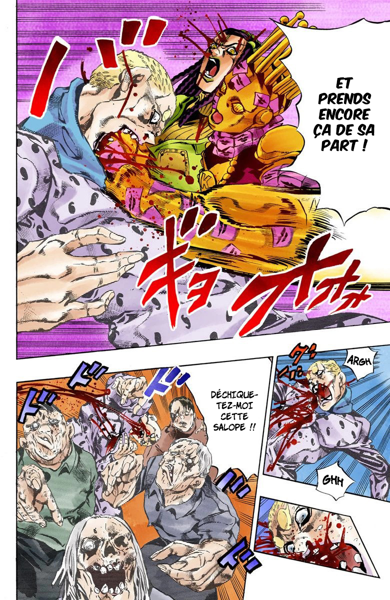 Read JoJo's Bizarre Adventure Part 6 Stone Ocean Official Colored FR Manga Online