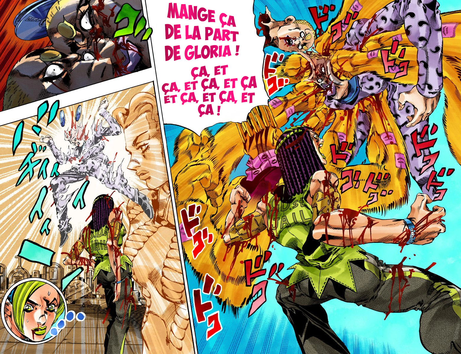 Read JoJo's Bizarre Adventure Part 6 Stone Ocean Official Colored FR Manga Online