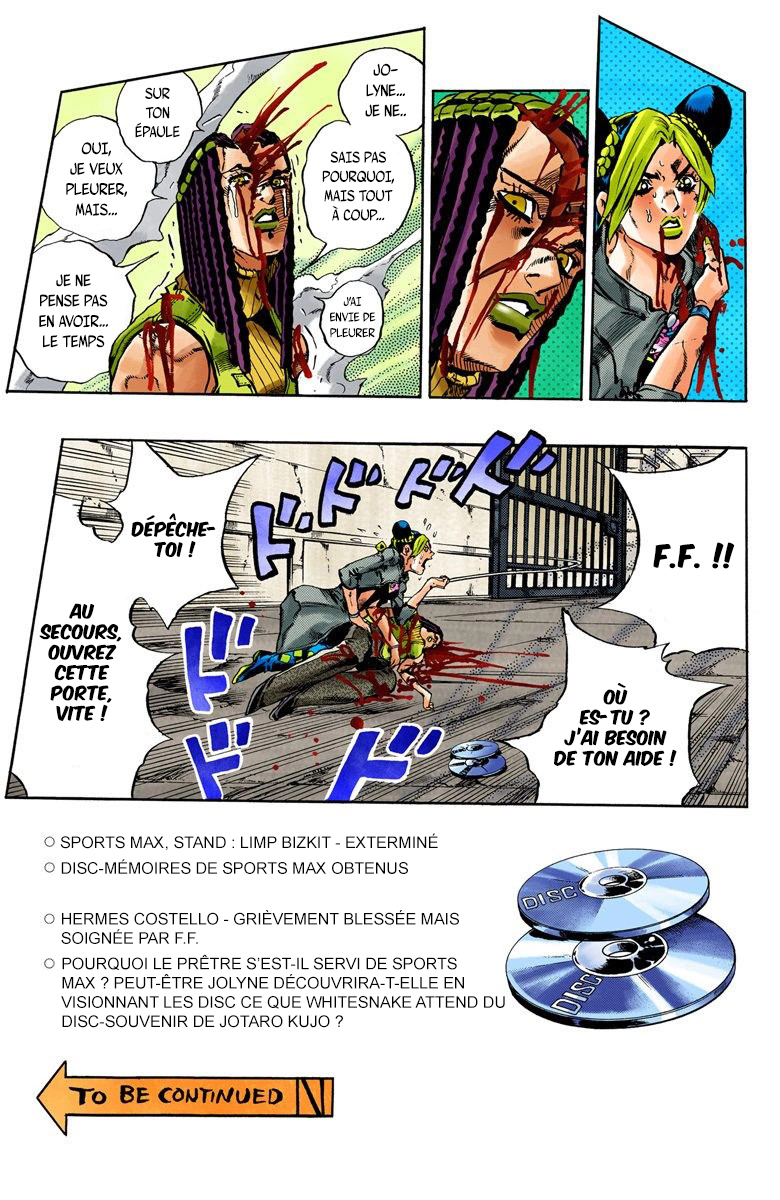 Read JoJo's Bizarre Adventure Part 6 Stone Ocean Official Colored FR Manga Online