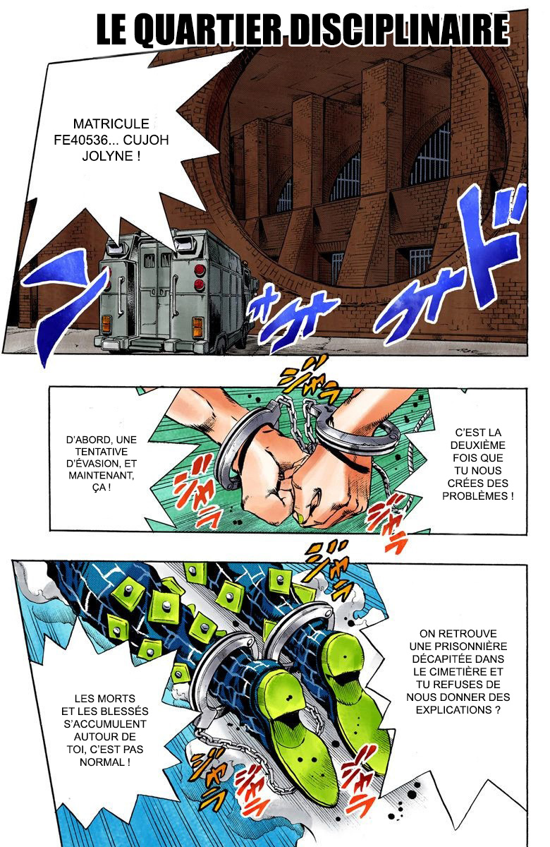 Read JoJo's Bizarre Adventure Part 6 Stone Ocean Official Colored FR Manga Online