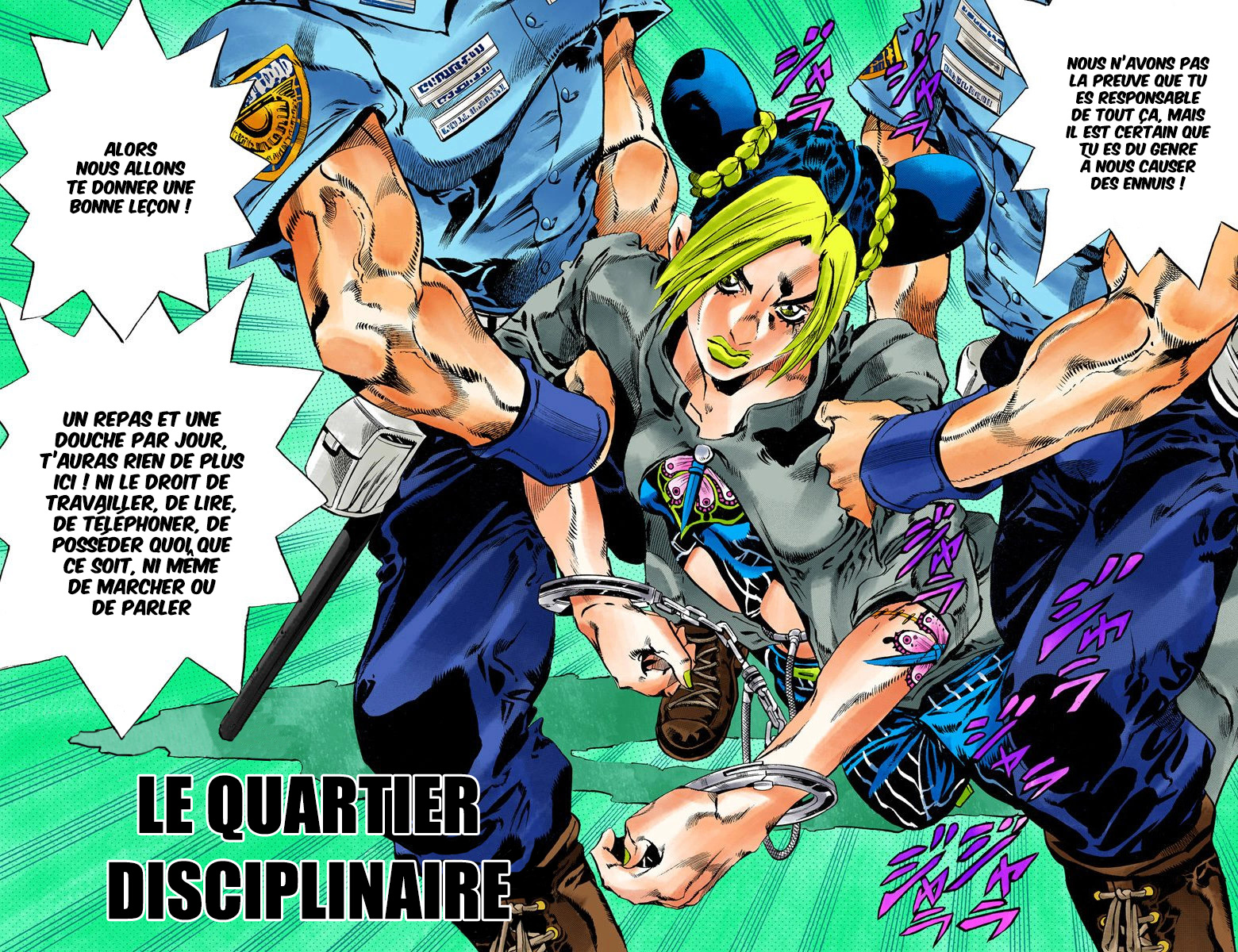 Read JoJo's Bizarre Adventure Part 6 Stone Ocean Official Colored FR Manga Online