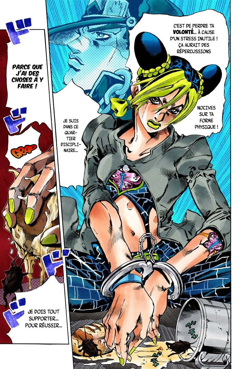 Read JoJo's Bizarre Adventure Part 6 Stone Ocean Official Colored FR Manga Online