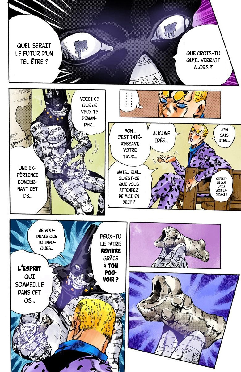 Read JoJo's Bizarre Adventure Part 6 Stone Ocean Official Colored FR Manga Online