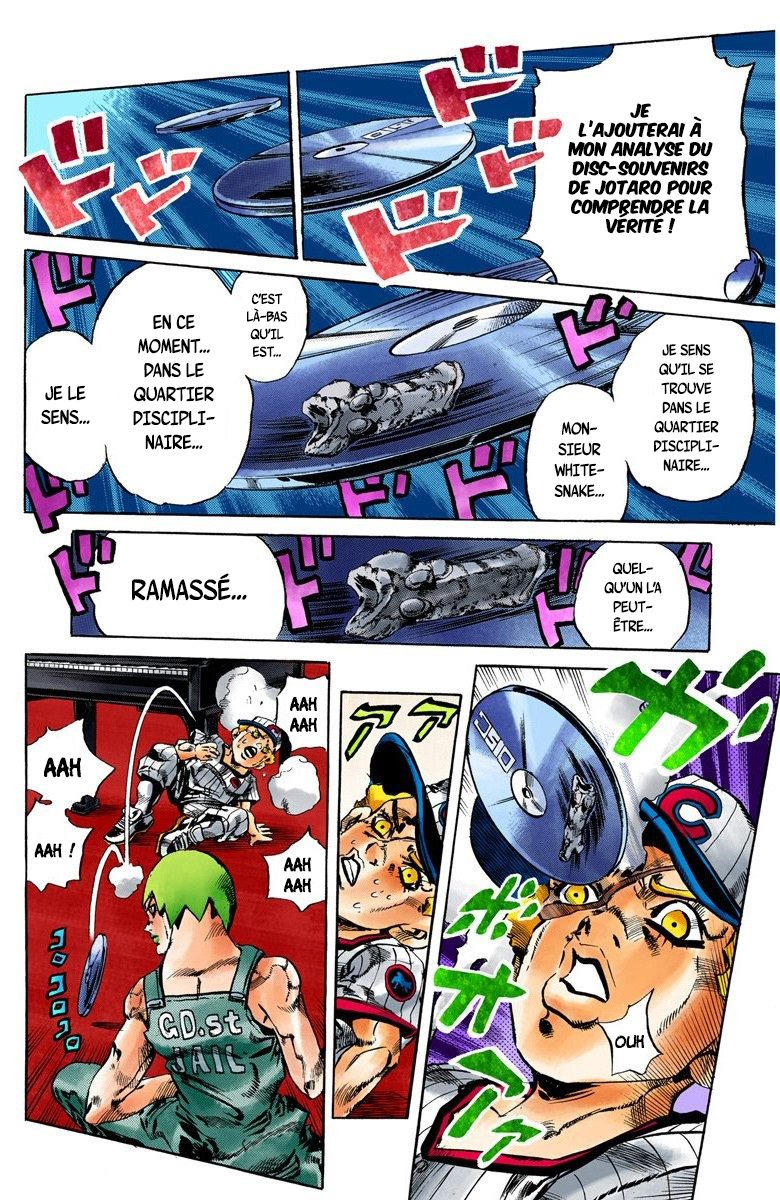 Read JoJo's Bizarre Adventure Part 6 Stone Ocean Official Colored FR Manga Online