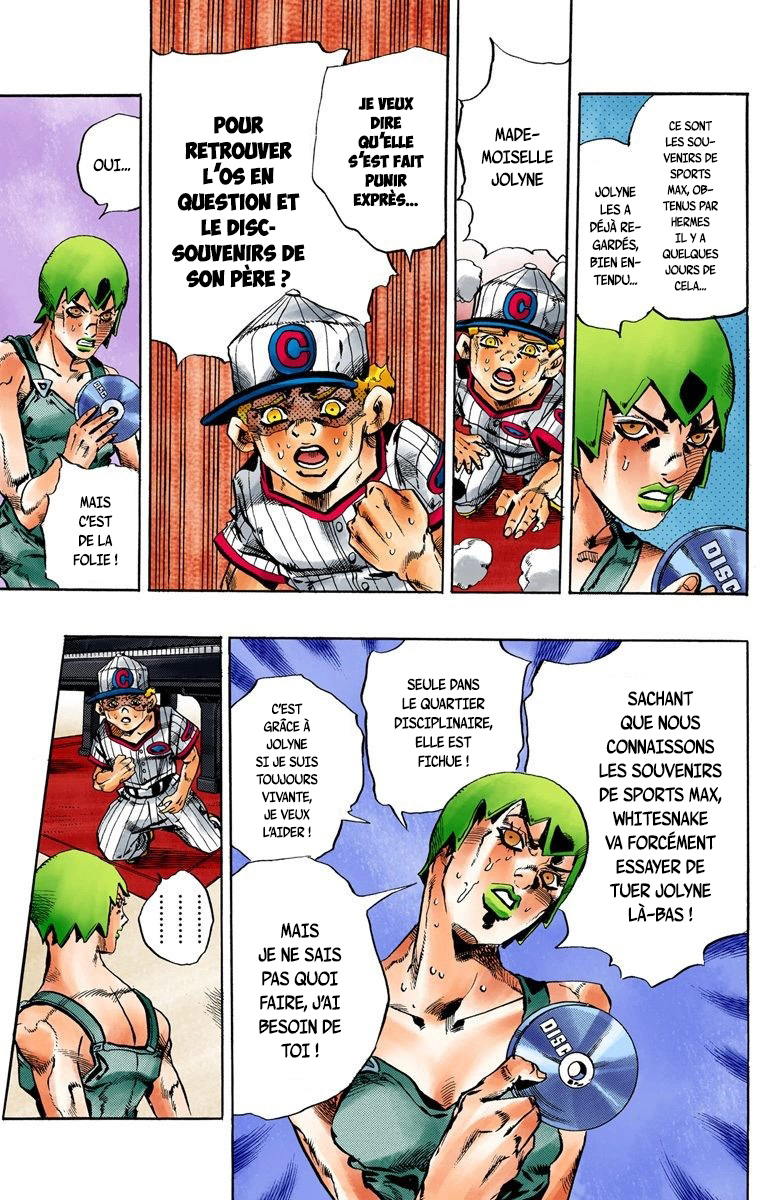 Read JoJo's Bizarre Adventure Part 6 Stone Ocean Official Colored FR Manga Online
