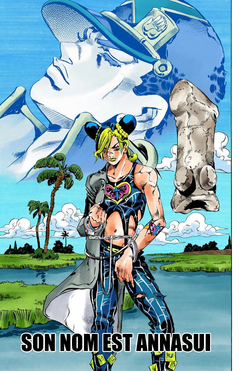 Read JoJo's Bizarre Adventure Part 6 Stone Ocean Official Colored FR Manga Online