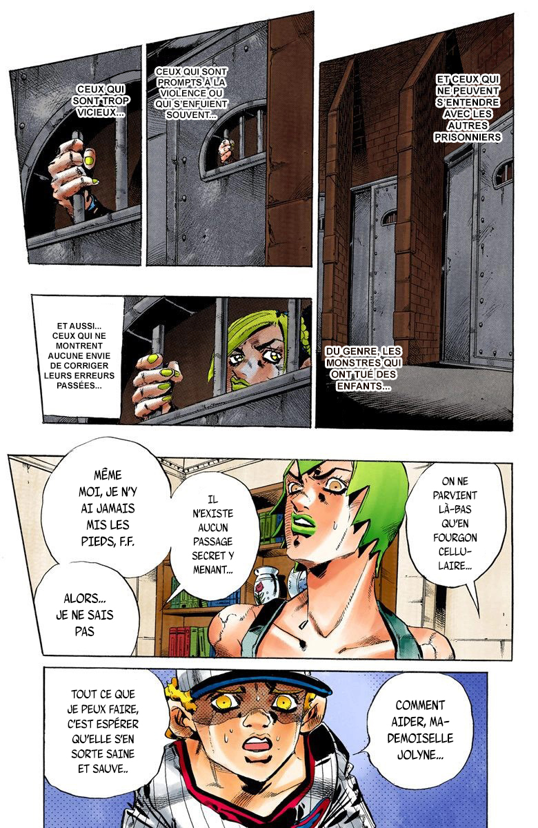 Read JoJo's Bizarre Adventure Part 6 Stone Ocean Official Colored FR Manga Online