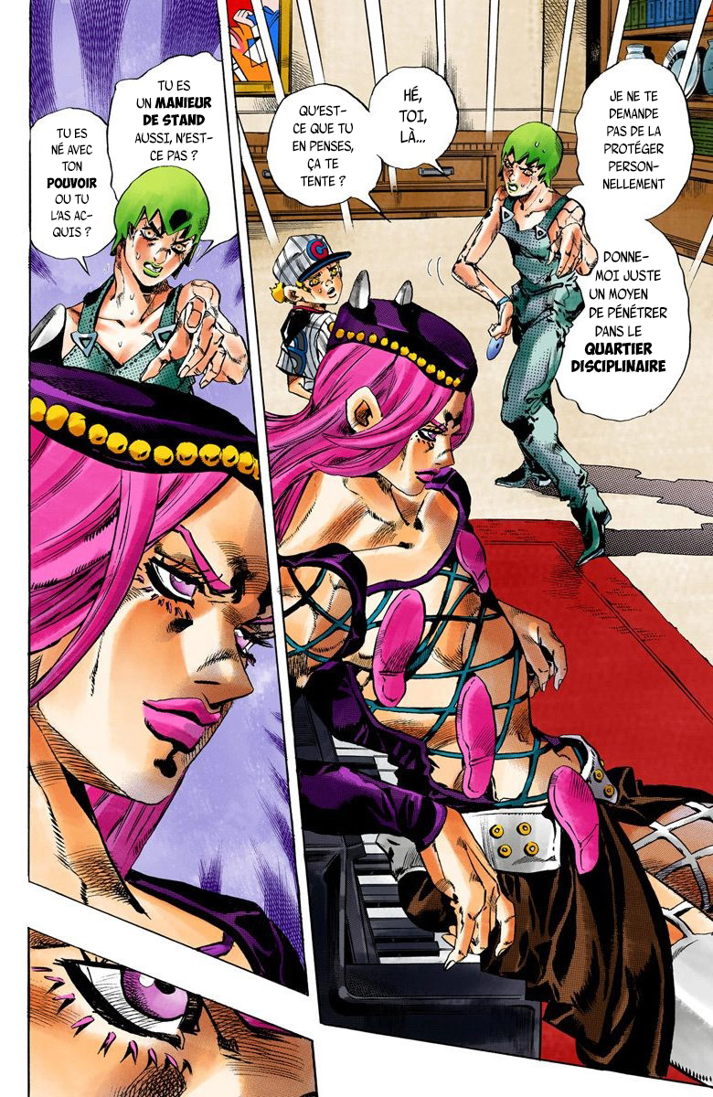 Read JoJo's Bizarre Adventure Part 6 Stone Ocean Official Colored FR Manga Online