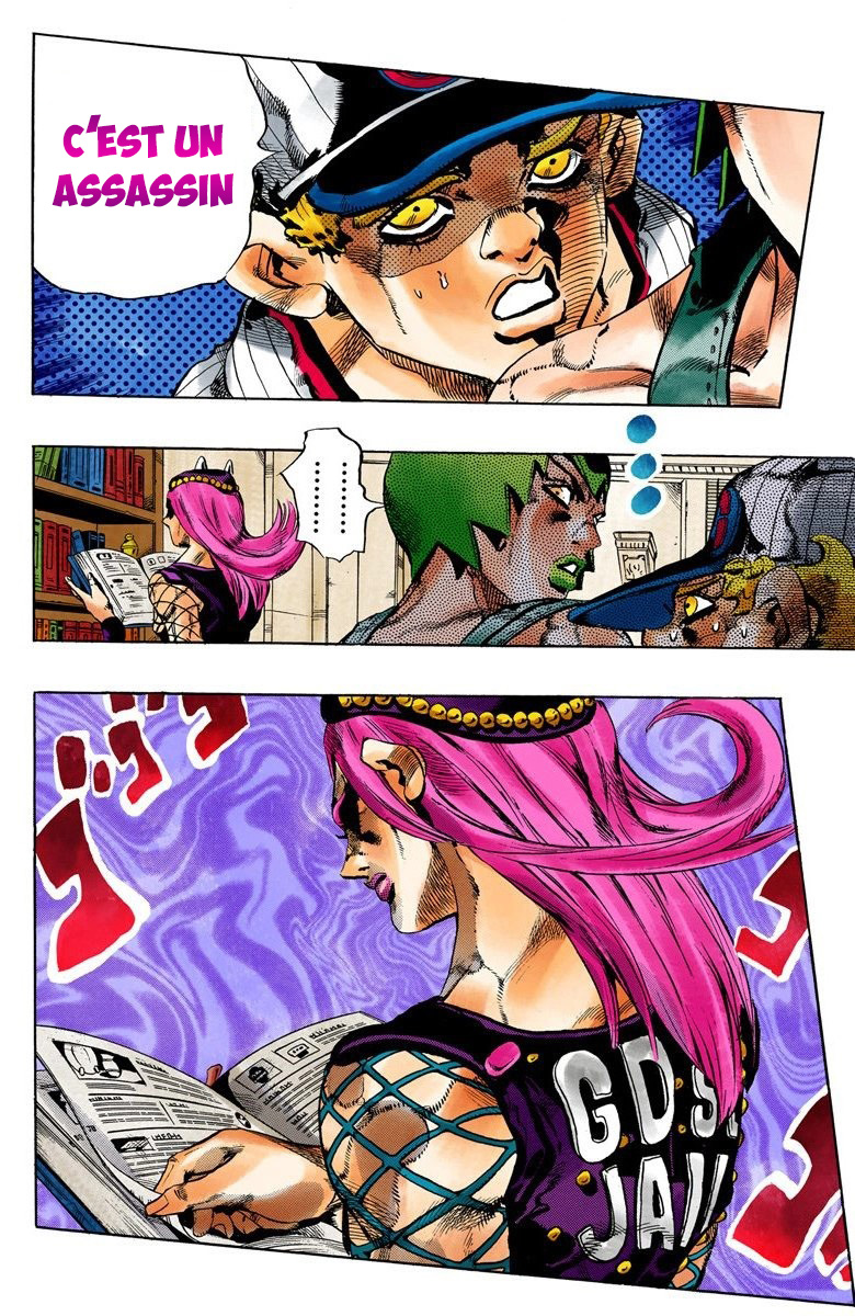 Read JoJo's Bizarre Adventure Part 6 Stone Ocean Official Colored FR Manga Online